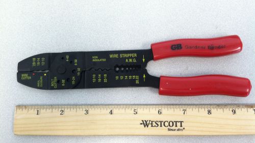 Gardner Bender Wire Stripper/Wire Cutter/Bolt Cutter 20.22-10 A.W.G.