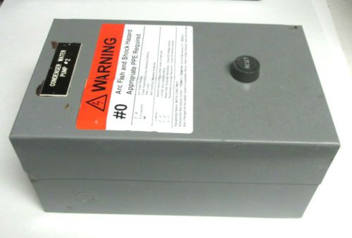 Westinghouse Starter w/Encl Cat# 765A842G09  A200M2CX.. 25Hp Nema Size 2.. VH-85