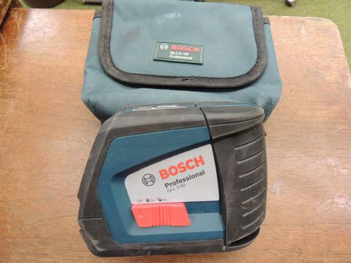 BOSCH GLL 2-45 Self-leveling Cross-Line Laser  w/ Case