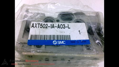 SMC AXT502-1A-A03-L MANIFOLD BLOCK, NEW