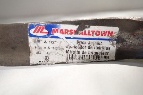 Trowel marshalltown brick jointer 3/8&#034; x 1/2&#034; brick jointer made in usa for sale