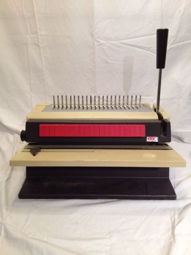 GBC 450-KM-2 BUSINESS OFFICE HOME COMBO BINDING MACHINE...works!