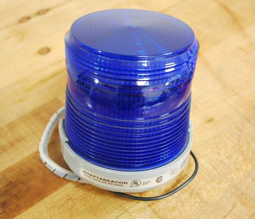 ADAPTABEACON 48FINB-N5-25WH Blue 120v Signal Light - Tested