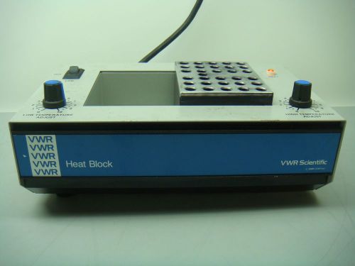 VWR Scientific heat block dry plate hot plate CAT NO: 13259-007