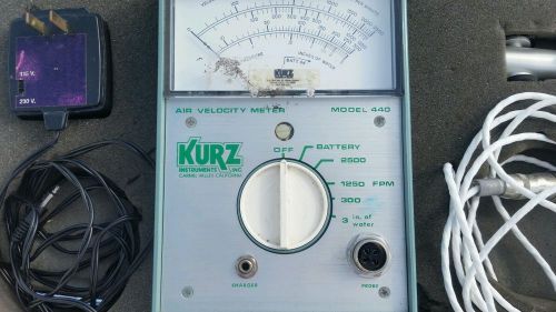 KURZ AIR VELOCITY METER MODEL 440