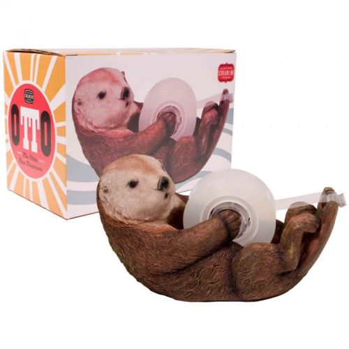 Otter Tape Dispenser - Cute Water Animal Otto Office Desk Accessory