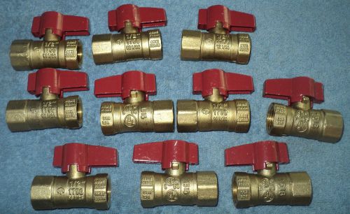 NEW~QTY/Lot of (10) LP Gas Valves  1/2&#034;