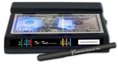 Counterfeit dollar bill detector tender check fraud commercial portable new for sale