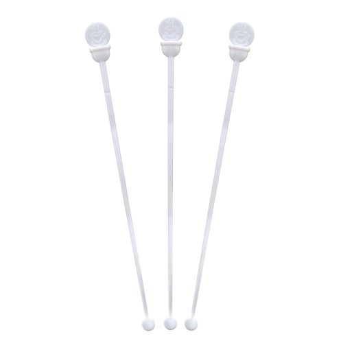 Stix-To-Go White Stir N Plug Stix, Package of 200, STRNPLUG-W