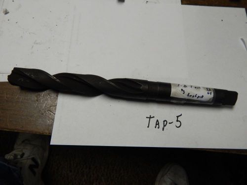 Fb tool 63/64&#034; # 3 taper shank twist drill bit for sale