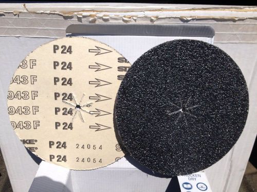 7&#034; x  5/16&#034;  silicon carbide floor sanding edger disc 24 grit (25 disc per box) for sale