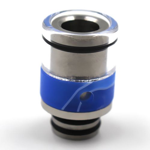 For 510 Thread Atomizer Tank Vapor Plastic + Metal Drip Tip Mouthpiece V13 Blue