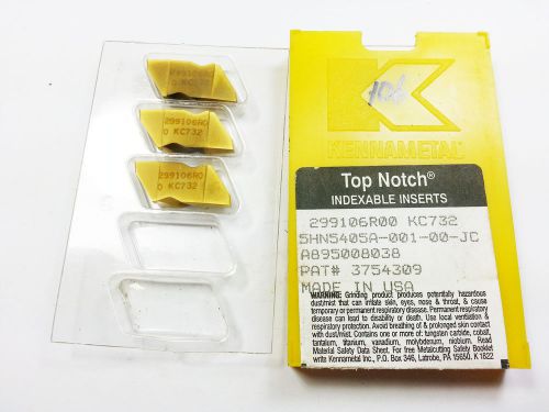 Kennametal 299106R00 KC732 Carbide Grooving Inserts (QTY 3 Inserts) (N 147)