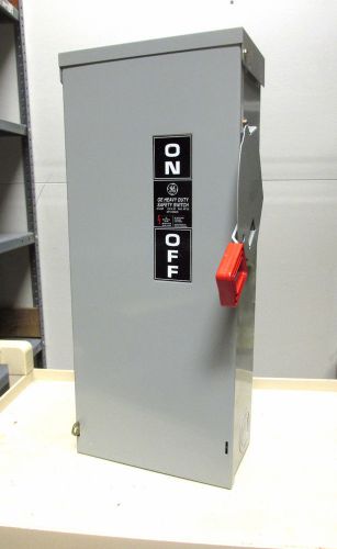 NIB .. GE Heavy Duty Fusible Safety Switch 60A, 600V  Cat# TH3362R .. UI-42