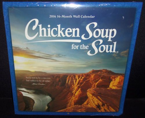 2016 CHICKEN SOUP FOR THE SOUL 16 MONTH CALENDAR 24&#034; x 12&#034; NEW