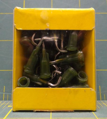 (Lot of 46) Nordson EFD-5114-90-B / 7018045 90 Degree Dispensing Tip 1/2&#034; Olive