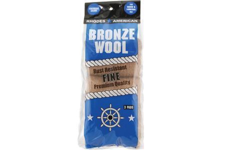 FINE BRONZE WOOL 3 PAD POLY PACK- Rhodes American- 24 Packs for $205.00