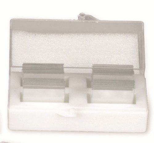 Heathrow Scientific HD159879F Glass Premium Microscope Square Cover, 24mm 24mm