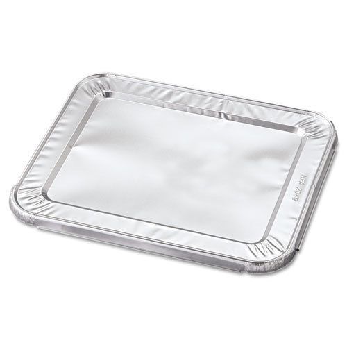 Steam Table Pan Foil Lid, Fits Half-Size Pan, 10 7/16 x 12 1/5