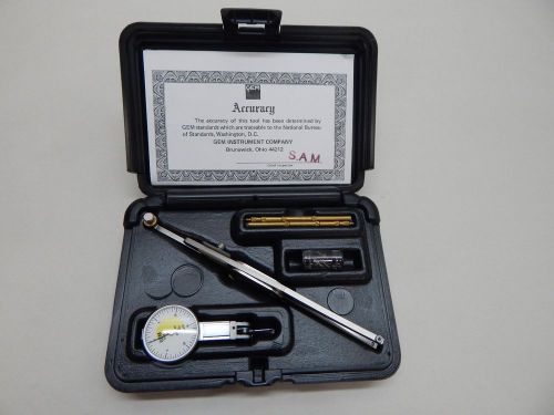 Gem Inside Dial Caliper gage set 81911141  0 .040 EWLD .001 grad