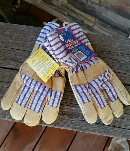 New! KINCO 1927 Heatkeep Heat &amp; Cold Weather Insulated Work Gloves Pigskin Sz LG