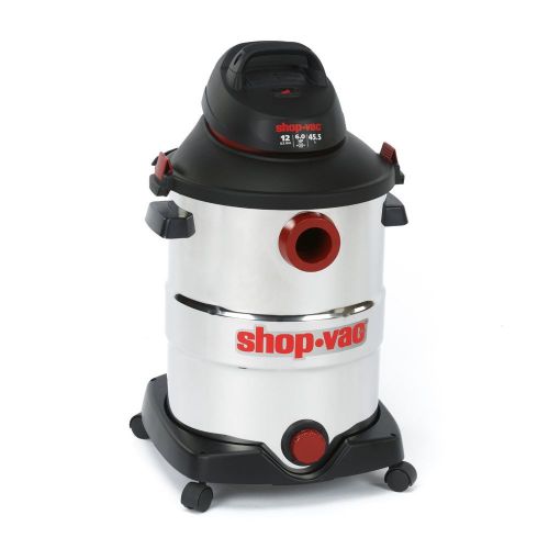 BRAND NEW Shop-Vac 5986200 12-Gallon 6.0 Peak HP STAINLESS WET &amp; DRY VACUUM