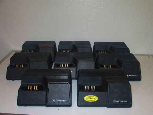 LOT OF (8) MOTOROLA CHARGER BASE NTN4734B