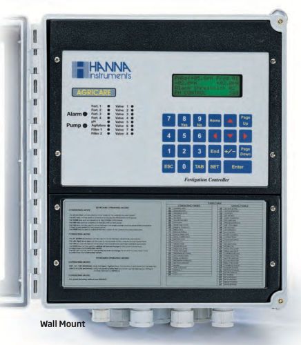 Hanna instruments hi8002-0100u fertigation controller, wall mount 8 sector 115v for sale