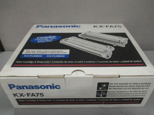 GENUINE PANASONIC KX-FA75 TONER CARTRIDGE~OPEN BOX