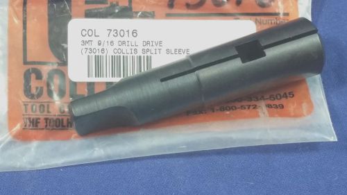 New collis mt3 3mt morse taper 9/16&#034; split sleeve drill driver 73016 - expedited for sale