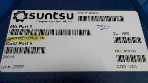 10-PCS FREQUENCY SUNTSU SCP1-32.768KHZ/TR 132768 SCP132768KHZTR