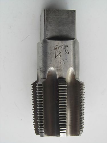 NEW SURPLUS MORSE USA 1-1/2&#034; x 11-1/2 NPTF PIPE TAP HSS