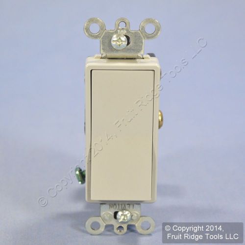 Leviton SCRATCHED Gray DOUBLE POLE Decora Rocker Light Switch 15A Bulk 5692-2GY