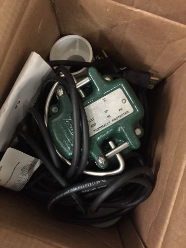 Zoeller BN140 F Cast Iron Submersible Sump Pump 115V 1-1/2&#034; NPT Discharge