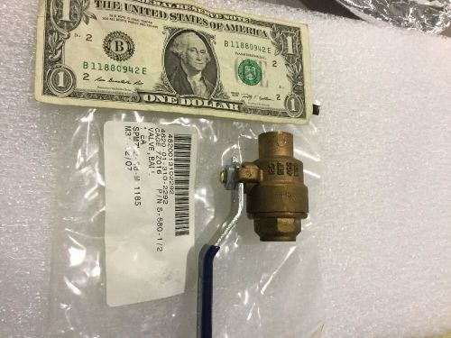 NIBCO S-580-1/2 Bronze 1/2&#034; Solder Ends Ball Valve