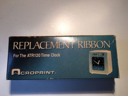 Replacement ribbon atr120 time clock 39-0127-000 black/red for sale