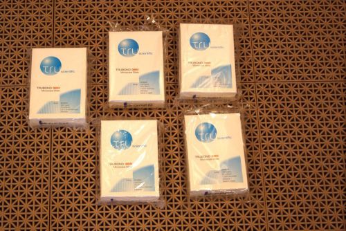 TRU Scientific #0380W Microscope Slides 76 X 26MM Adhesive White Qty: 500 New