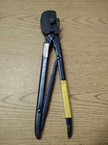 OEM AMP 59239 PIDG Crimper Crimping AWG Hand Tool w/ Die 12-10 16-24