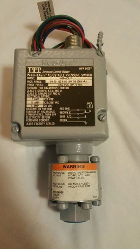 ITT AEROSPACE CONTROLS DIVISION NEO-DYN ADJUSTABLE PRESSURE SWITCH 100P44C6 A-30