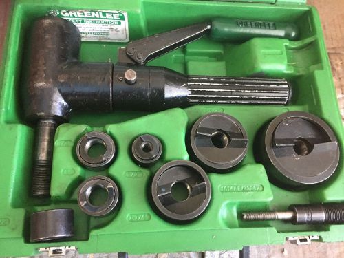 GREENLEE 7906sb / 7904sb  KNOCKOUT PUNCH SET DIES. 1/2&#034; To 2&#034;