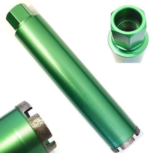 2&#034; Premium Green Wet Diamond core bit for concrete 1 1/4&#034;-7 Threads