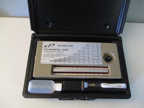 COLE-PARMER MODEL No. 3312-40 PSYCHRO-DYNE PSYCHROMETER =