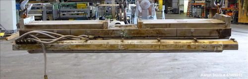 Used- EDI Extrusion Dies 86&#034; Wide Autoflex H40C Sheet Die. Approximately 4&#034; wide