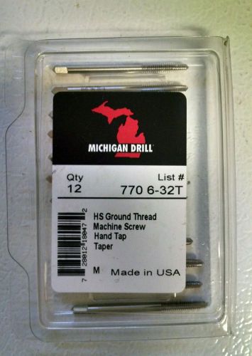 Michigan drill 6-32 taps