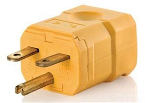 4 leviton python 6-15p gounding nylon plug straight blade pro-grade 15656 vy new for sale