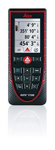 Leica disto e7500 500-feet laser distance measurer with color viewscreen, for sale