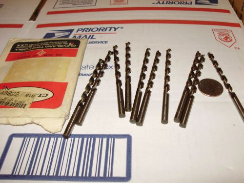 (10)- No. 2 CLEVELAND HSS HI HELIX Twist Drill Bits USA