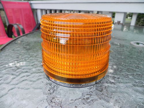 FEDERAL SIGNAL ELECTRAFLASH BEACON LIGHT 141ST 12V Strobe SER A3 amber