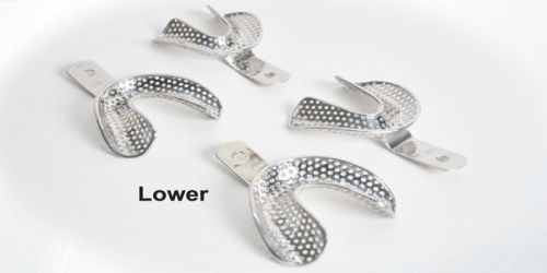 DENTAL IMPRESSION TRAYS PERFORATED Equipment SET OF 8 PCS.