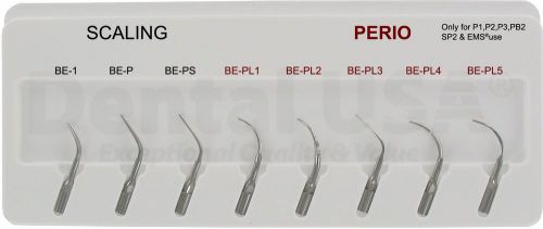 Dental Ultrasonic Scaling Tip for SATELEC 8pcs by Dental USA 7621